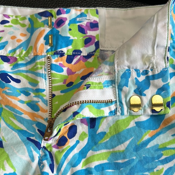 Lilly Pulitzer The Chipper Shorts Resort White Sea Soiree - Picture 7 of 10